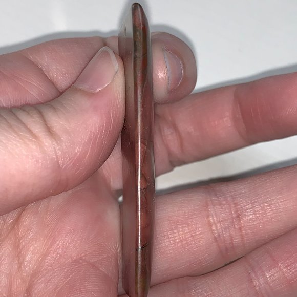 Rectangular Picasso Jasper Pendant - Picture 4 of 4